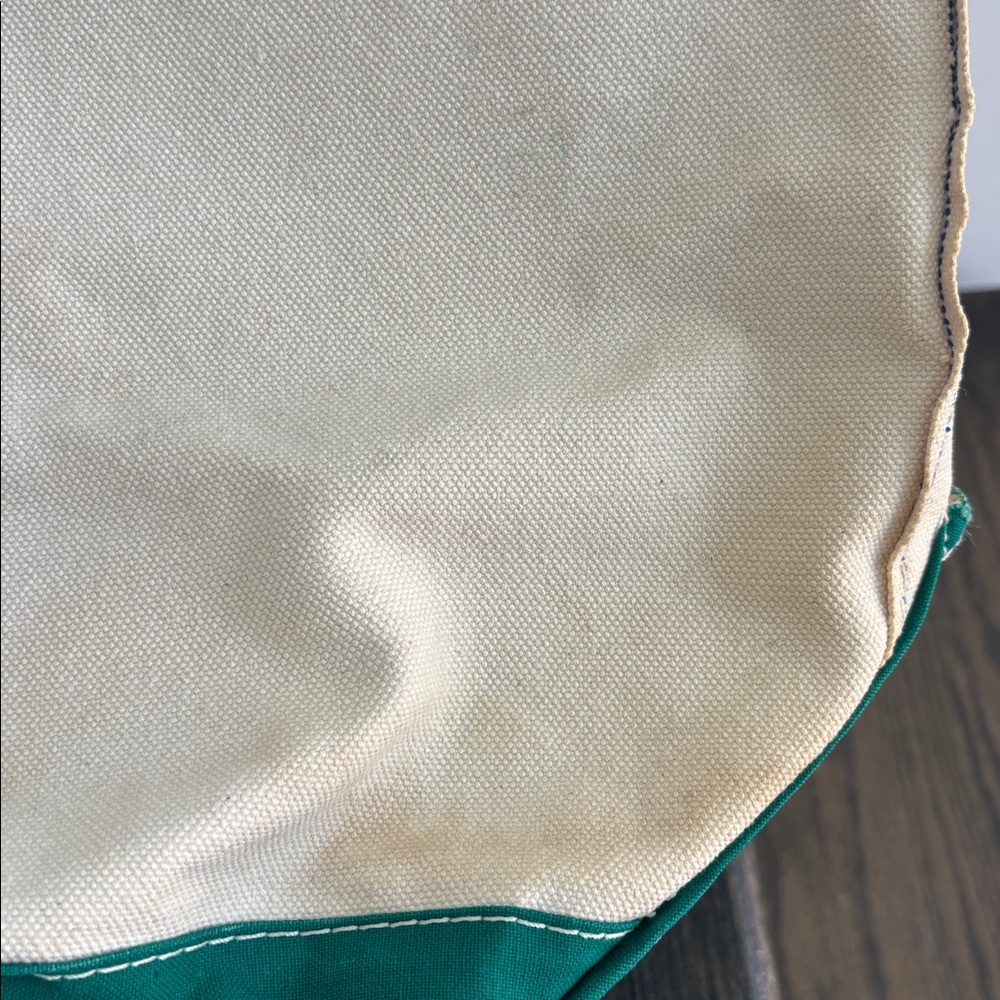 Vintage ‘80s LL Bean Boat & Tote, large, dark green “Sagot”, short handles - Picture 10 of 10